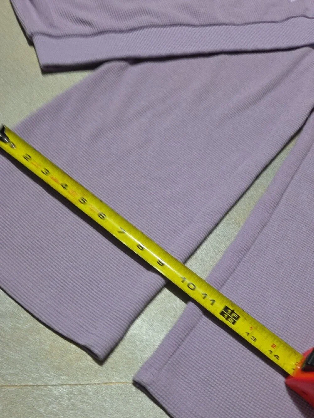Kids Lilac Waffle-Knit Pajama Set – Cozy Matching Sleepwear. OR WOMEN XS